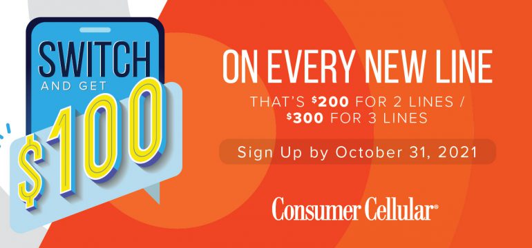 Consumer Cellular extends new line offer, adds more credits | Wirefly