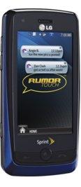 LG Rumor Touch Blue