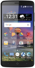 ZTE MAX Blue Black