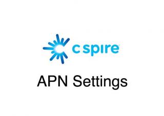 C Spire APN Settings