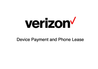 Guide to Verizon Wireless Device Payment and Phone Leasing