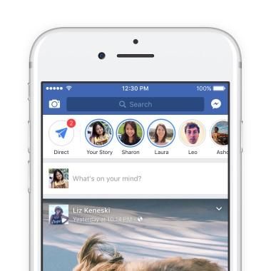 Stories Is Now On The Main Facebook App
