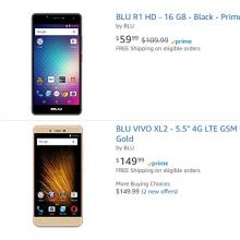 Blu Devices Now Back On Amazon’s Website