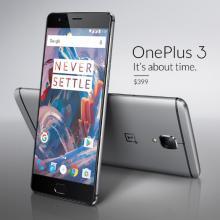 OnePlus 3 Smartphone Now Available For $399
